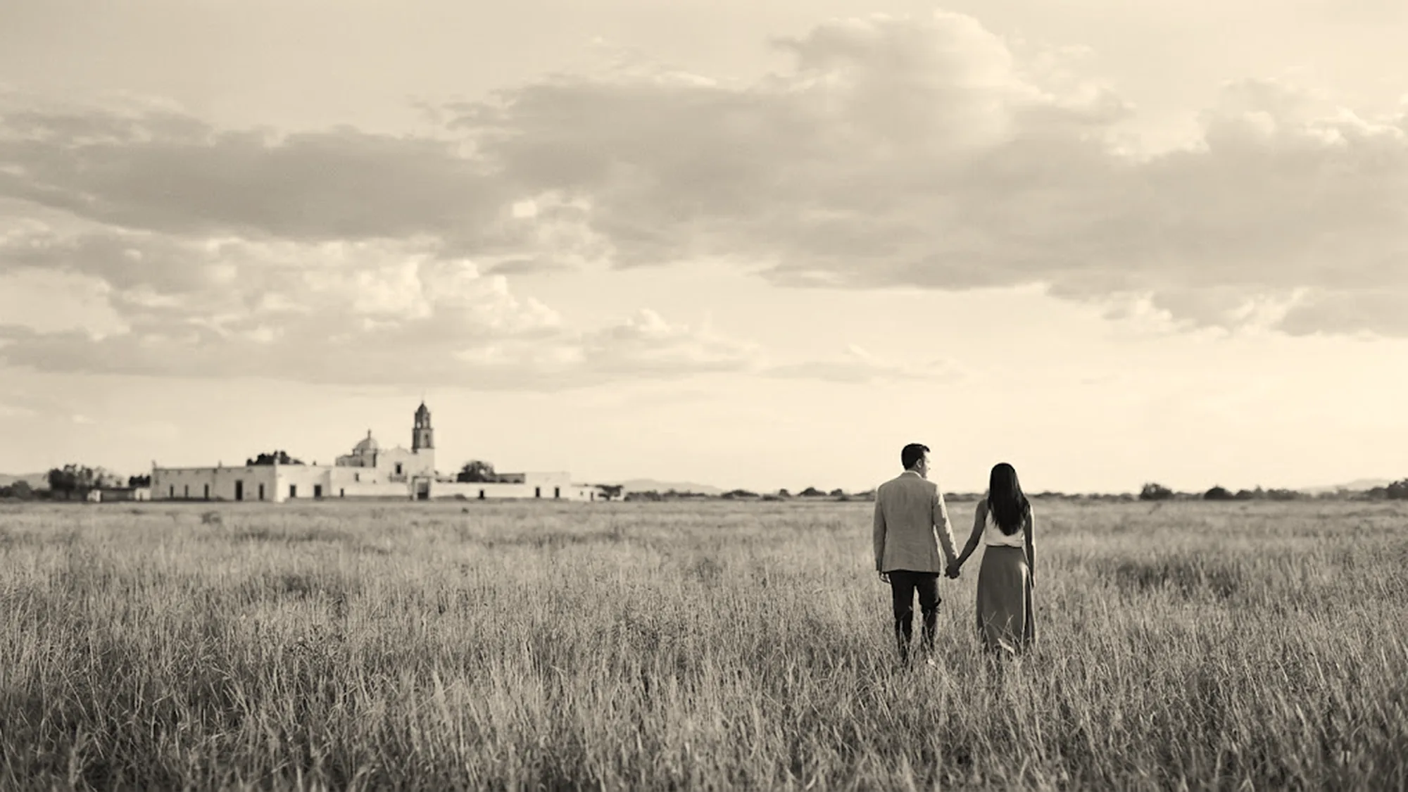 Bianca y Nicolás en el campo de Apan