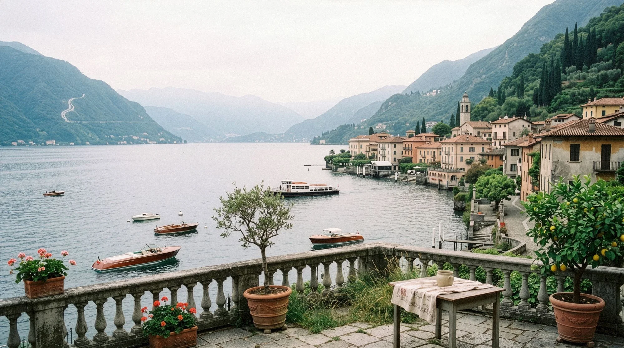 El lago de Como desde Bellagio